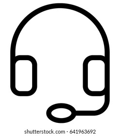 Headphones Vector Icon