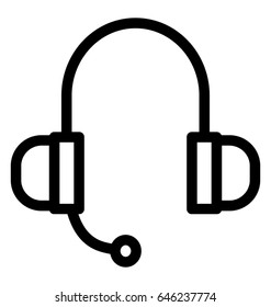 Headphones Vector Icon