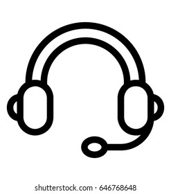 Headphones Vector Icon