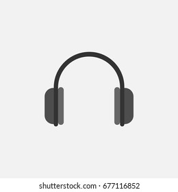 headphones vector icon