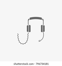 headphones vector icon