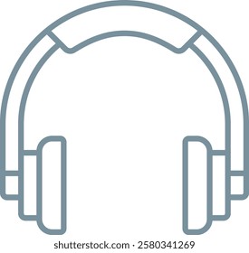 Headphones vector icon. Can be used for printing, mobile and web applications.