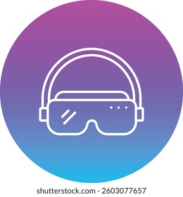 Headphones vector icon. Can be used for printing, mobile and web applications.
