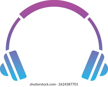 Icono del Vector de los auriculares. Se puede utilizar para aplicaciones de impresión, móviles y de Web.