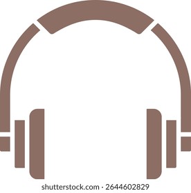 Ícone de vetor de fones de ouvido. Pode ser usado para impressão, aplicativos móveis e da Web.
