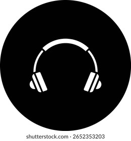 Headphones vector icon. Can be used for printing, mobile and web applications.