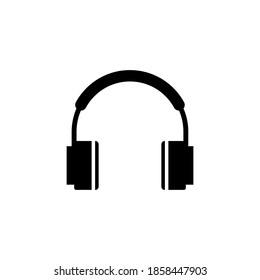 Ilustración vectorial de iconos de auriculares. Símbolo de audífonos.