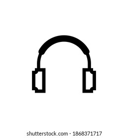 Headphones Vector Icon. Clean, Scalable Design for Apps and Branding.