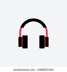 Headphones Vector Icon. Clean, Scalable Design for Apps and Branding.