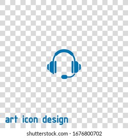 Kopfhörer-Vektorillustration-Symbol auf weißem Hintergrund
