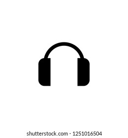 headphones vector icon. headphones sign on white background. headphones icon for web and app