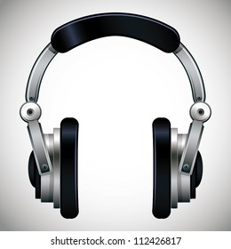 Headphones vector illustration.