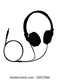 headphones vector illustration