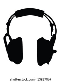 headphones vector illustration