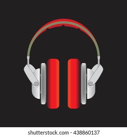 headphones. vector illustration.