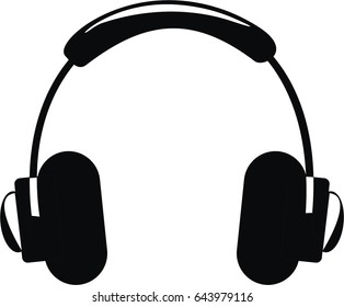 Headphones - Vector Illustration