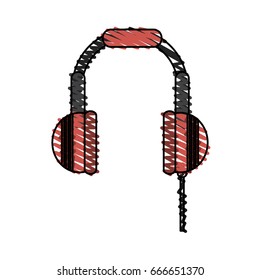 headphones vector illustration