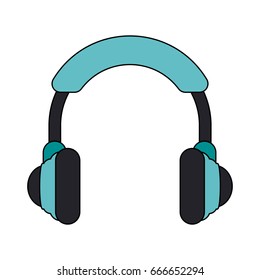 headphones vector illustration