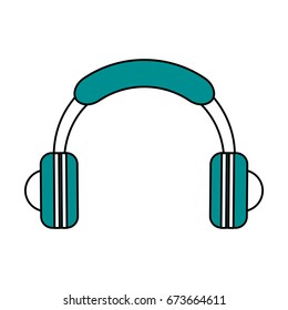 headphones vector illustration
