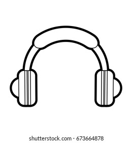 headphones vector illustration