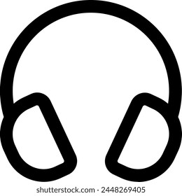 Kopfhörer Vektorillustration Asset Element