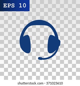 headphones, web icon. vector design