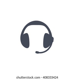 headphones, web icon. vector design