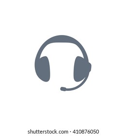 headphones, web icon. vector design