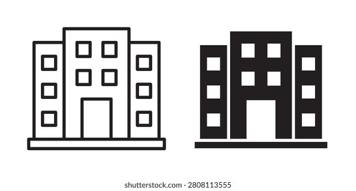 Headquarters icon web design in vector..
