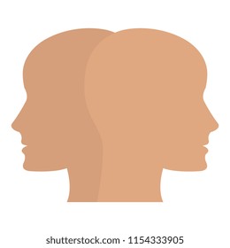 heads profiles human icon