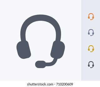 Headset - Carbon Icons. A professional, pixel-aligned icon. 