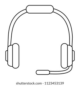 headset device isolated icon