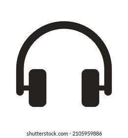 headset, earphone, headphone icon illustration. Solid icons, glyphs are perfect for logos, websites, applications, apps and more.