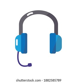 diseño vectorial del icono del dispositivo de audio gadget de auriculares
