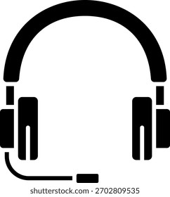 Headset-Spielsymbol, Vektorgrafik