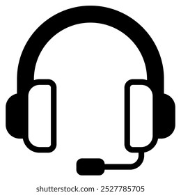 Headset Gaming vector icon illustration