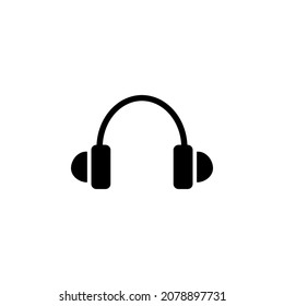 Headset mit Illustration eines Glyph-Symbols