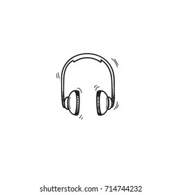 headset. headphone. Headset doodle. Headphone Doodle