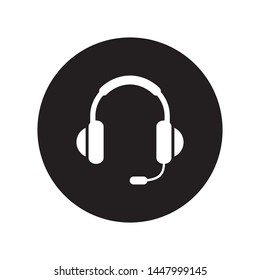 headset headphone icon vector illustration