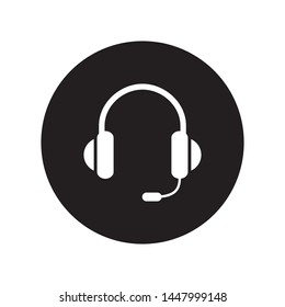 headset headphone icon vector illustration