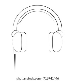headset headphones microphone icon image