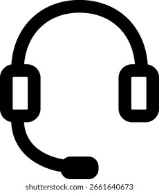 Headset-Symbol: Kundendienst- und Support-Symbol