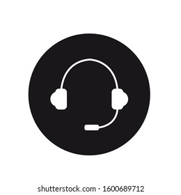 Headset icon design template EPS 10