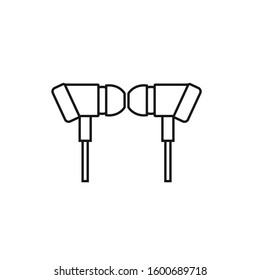 Headset icon design template EPS 10