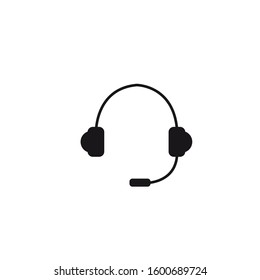 Headset icon design template EPS 10