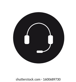 Headset icon design template EPS 10