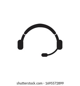 HEADSET ICON DESIGN , VECTOR EPS10