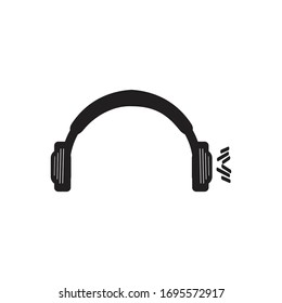 HEADSET ICON DESIGN , VECTOR EPS10