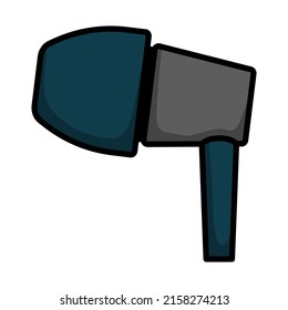 Headset Icon. Editable Bold Outline With Color Fill Design. Vector Illustration.