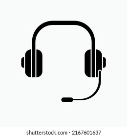 Headset-Symbol Kopfhörersymbol - Vektorgrafik.